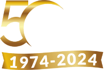 50 Year anniversary logo - 1974 - 2024